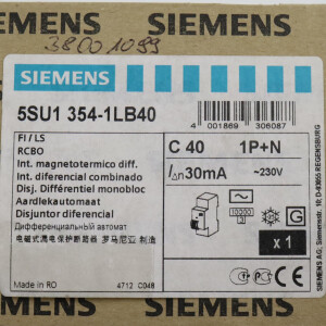 Siemens FI/LS-Schalter 5SU1354-1LB40 OVP