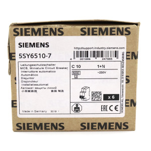 Siemens Leitungsschutzschalter 5SY6510-7 (6Stk.) SIE