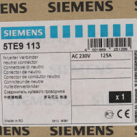 Siemens N-Leiter Verbinder 5TE9113 OVP