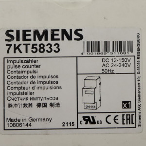 Siemens Impulszähler 7KT5833 OVP