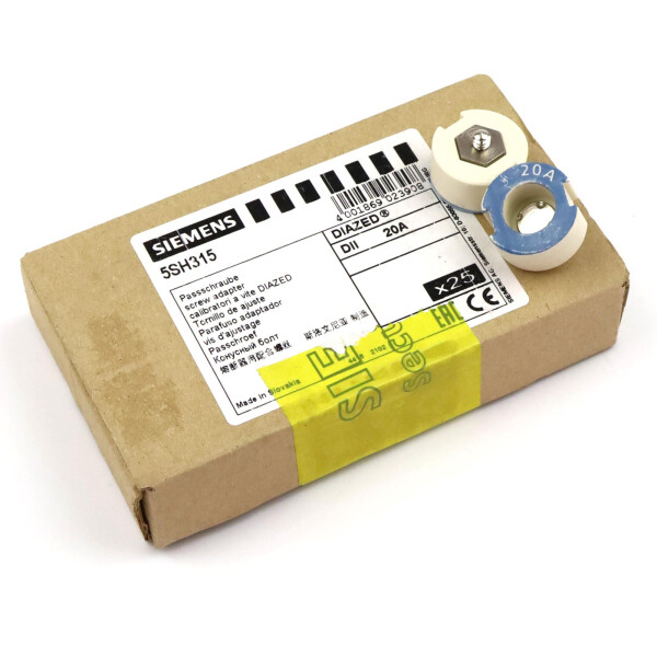 Siemens Passschraube 5SH315 (25Stk.) OVP
