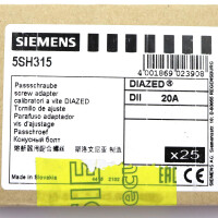 Siemens Passschraube 5SH315 (25Stk.) OVP