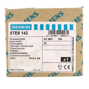 Siemens Gruppenschalter 5TE8142 OVP