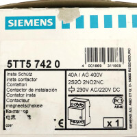 Siemens INSTA-Schütz 5TT57420 OVP