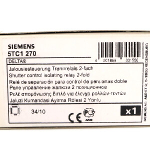 Siemens Jalousiesteuerung 5TC1270 OVP