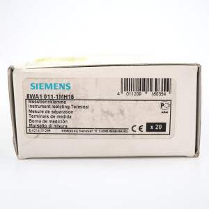 Siemens Messtrennklemme 8WA1011-1MH15 (20Stk.) OVP