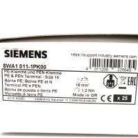 Siemens PEN-Klemme 8WA1011-1PK00 (25Stk.) OVP