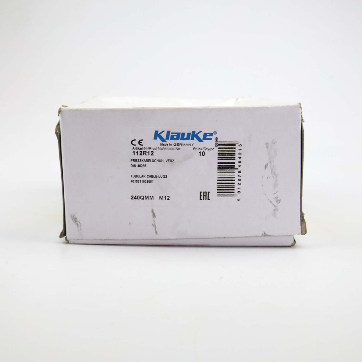 Klauke Presskabelschuh KL28/240 112R12 M12 (10Stk.) OVP