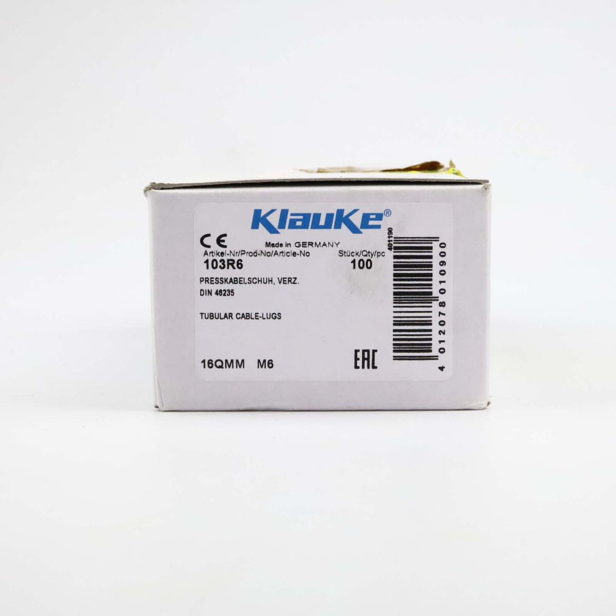 Klauke Presskabelschuh KL8/16 103R6 M6 (100Stk.) OVP