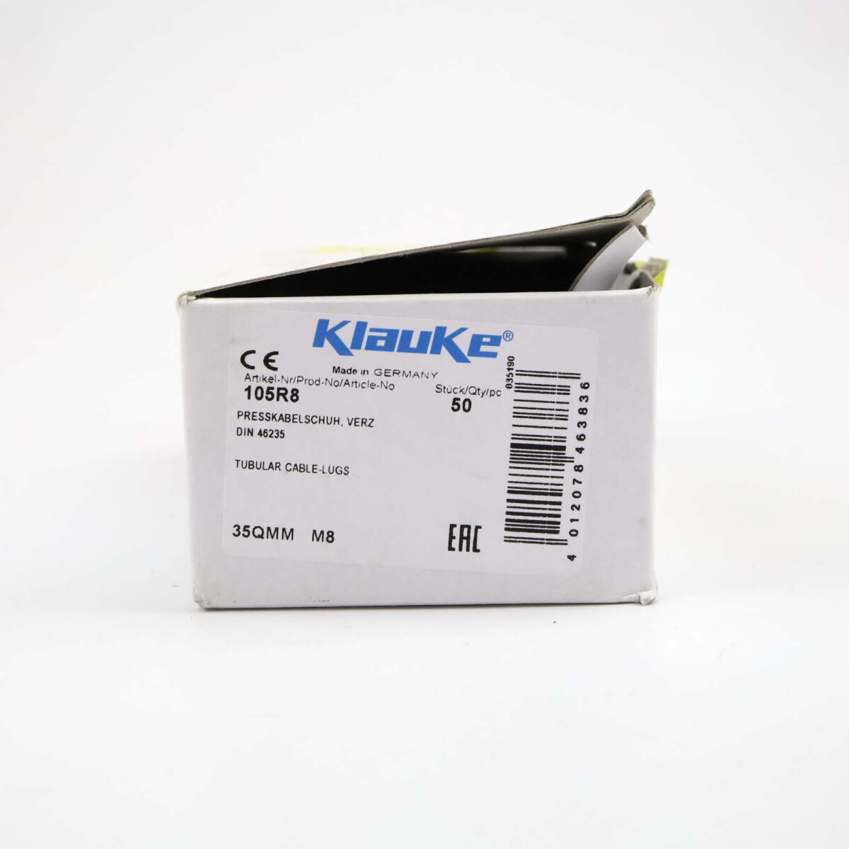 Klauke Presskabelschuh KL12/35 105R8 M8 (50Stk.) OVP
