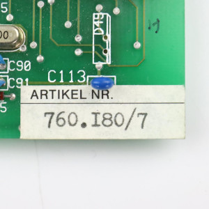 ESEC Board 760.I80/7 GEB