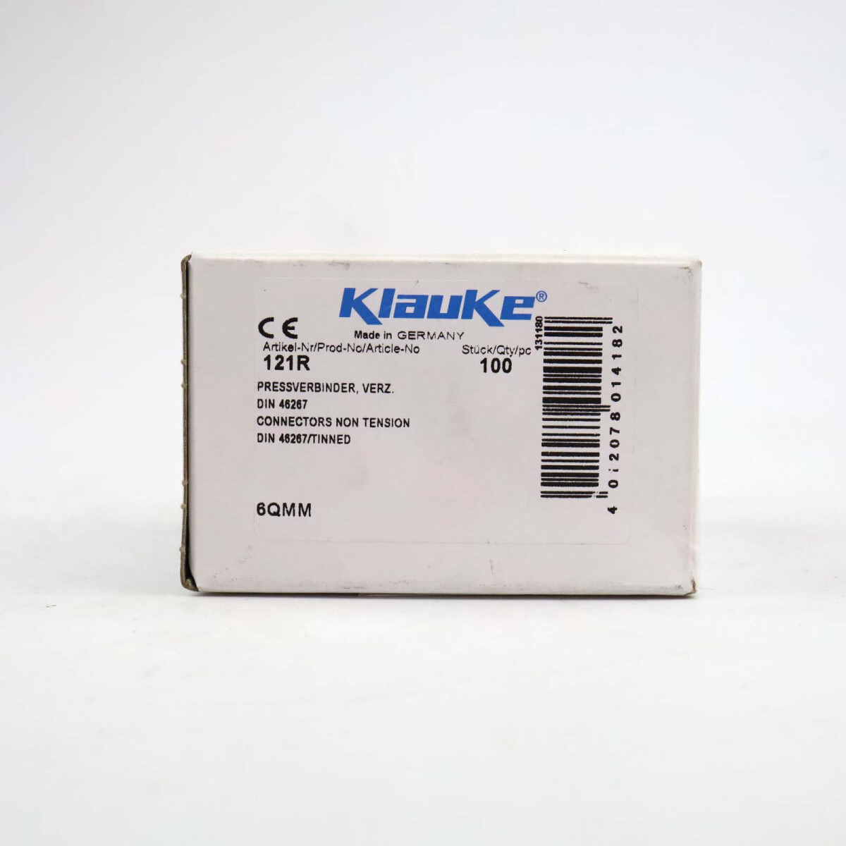 Klauke Presskabelschuh KL6/5 121R (100Stk.) OVP