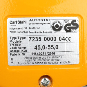 Carl Stahl Gewichtsausgleicher Balancer 7235 0000 04 45-55kg OVP