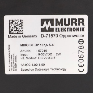 MURR ELEKTRONIK Bluetooth Slave MIRO BT DP 0,1875 S-4 57016 OVP