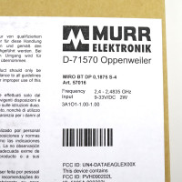 MURR ELEKTRONIK Bluetooth Slave MIRO BT DP 0,1875 S-4 57016 SIE