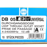 Wisi Durchgangsdose DB05 (10Stk.) OVP