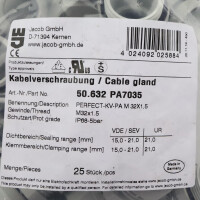 Jacob Kabelverschraubung 50.632 PA7035 M32x1.5 (25Stk.) OVP