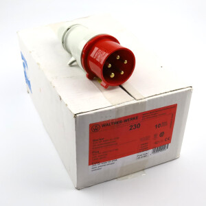 Walther CEE Stecker 230 32A 5P 400V (10Stk.) OVP