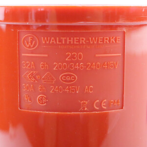 Walther CEE Stecker 230 32A 5P 400V (10Stk.) OVP