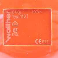 Walther CEE Kupplung 110 16A 5P 400V (6Stk.) OVP