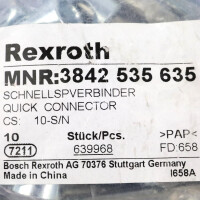 Rexroth Schnellspannverbinder 3842535635 (10Stk.) NOV