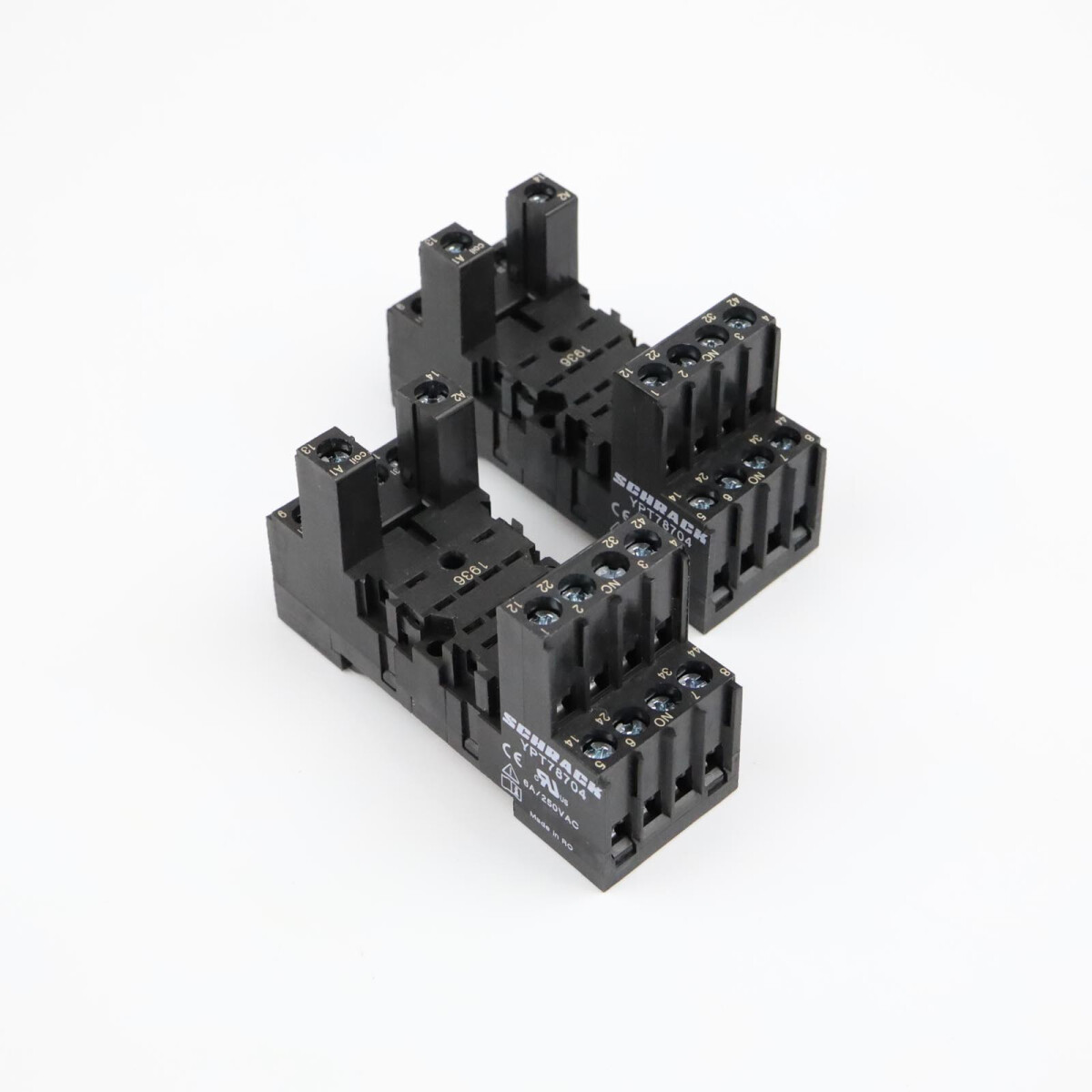 Schrack DIN-Schienenfassung YPT78704 6A/250VAC (2Stk.) NOV