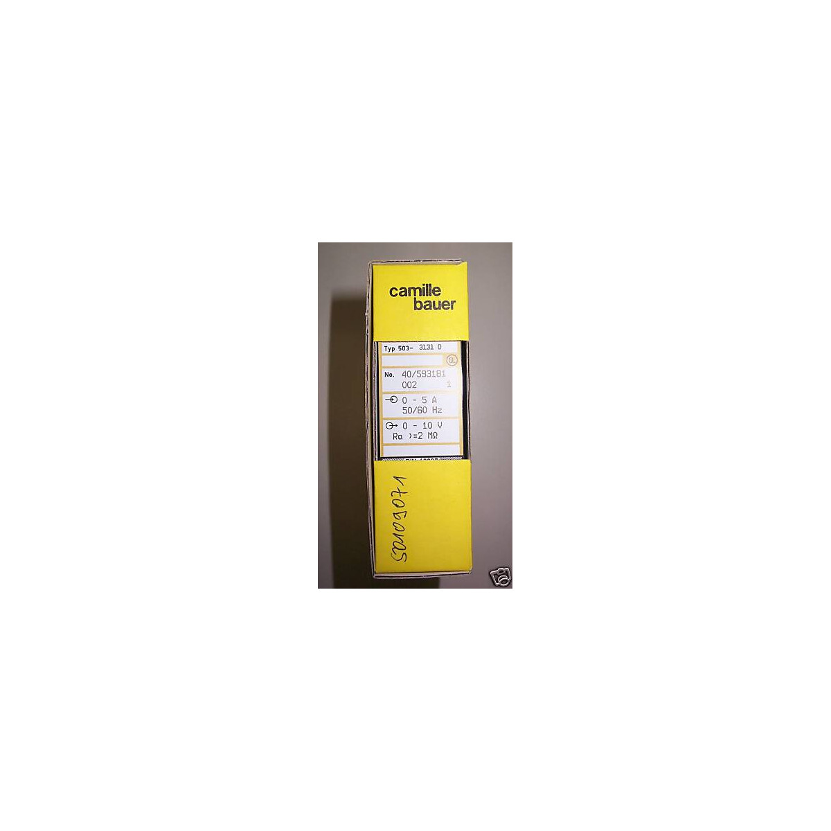 camille bauer Meßumformer SINEAX I503 Typ 503-31310 OV