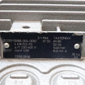 Busch Vakuumpumpe RA0160D5Z1QLZZ C0402000381 0,5hPa(mbar) GEB