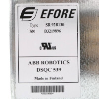 ABB / EFORE Power Supply DSQC539 3HAC14265-1 SR92B130 Rev.00 GEB