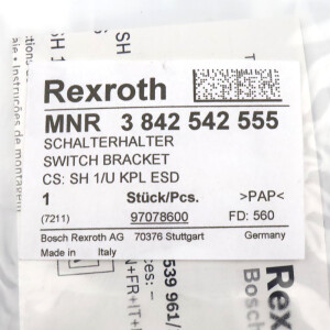 Rexroth Schalterhalter 3842542555 (2Stk.) OVP