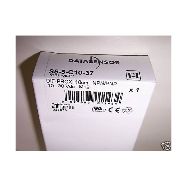 Datasensor Datalogic Sensor S5-5-C10-37 OVP