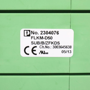 Phoenix Contact Übergabemodul FLKM-D50 SUB/B/ZFKDS 2304076 GEB