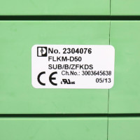 Phoenix Contact Übergabemodul FLKM-D50 SUB/B/ZFKDS 2304076 GEB
