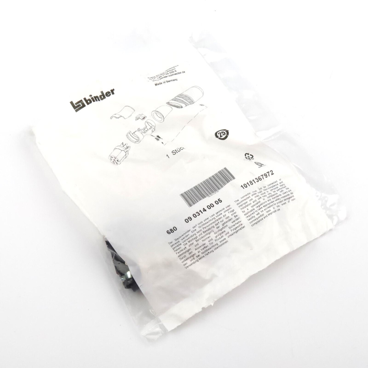 binder M16 Kabeldose 09 0314 00 05 OVP