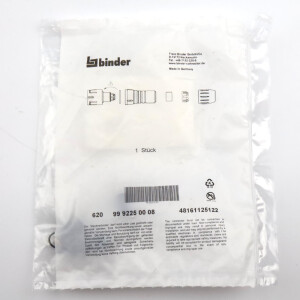 binder Snap-In Kabelstecker 99 9225 00 08 OVP