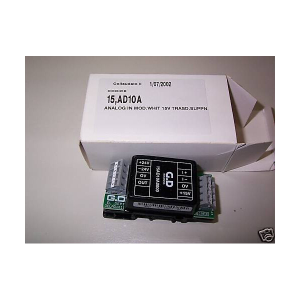 G.D Bologna Wandler 15AD10A0000 24V / 15V OVP