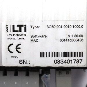 LUST LTI Servoregler SO82.004.0040.1000.0 GEB