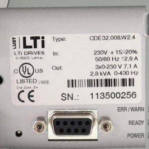 LUST LTI Positionierregler CDE32.008,W2.4 GEB
