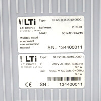 LUST LTI Positionierregler SO22.003.0040.0000.1 GEB