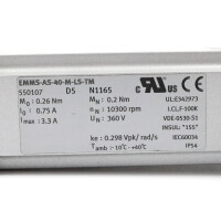 Festo Servomotor EMMS-AS-40-M-LS-TM 550107 GEB