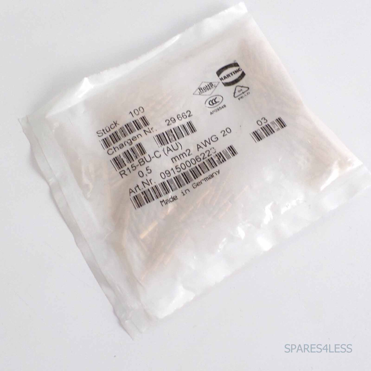 Harting Buchsenkontakt R15-BU-C (AU) 0,5mm2 AWG20 (100Stk) O