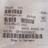 Harting Buchsenkontakt R15-BU-C (AU) 0,5mm2 AWG20 (100Stk) OVP