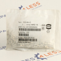 Harting Buchsenkontakt R15-BU-C 1mm2 AWG18 (100Stk) OVP
