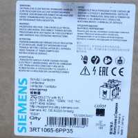 Siemens Leistungsschütz 3RT1065-6PP35 OVP