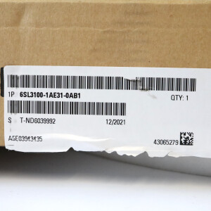 Sinamics Braking Module 6SL3100-1AE31-0AB1 FS:B/RS:AB OVP