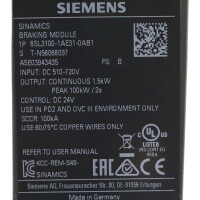 Sinamics Braking Module 6SL3100-1AE31-0AB1 FS:B GEB