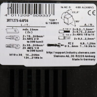 Siemens Vakuumschütz 3RT1275-6AP36 GEB