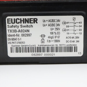 Euchner Sicherheitsschalter TX3B-A024N 082997 OVP