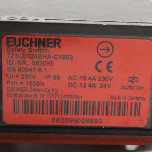 Euchner Sicherheitsschalter TZ1LE024BHA-C1903 082095 NOV