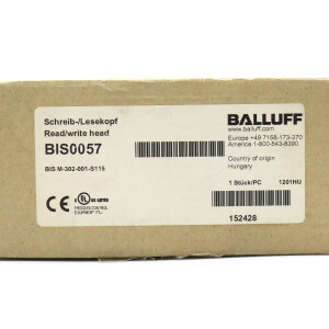 Balluff HF-Schreib-/Lesekopf BIS0057 BIS M-302-001-S115 OVP